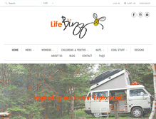 Tablet Screenshot of lifeisabuzz.com